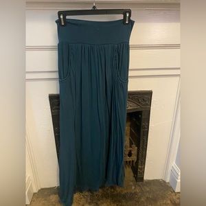 Garnet Hill turquoise skirt